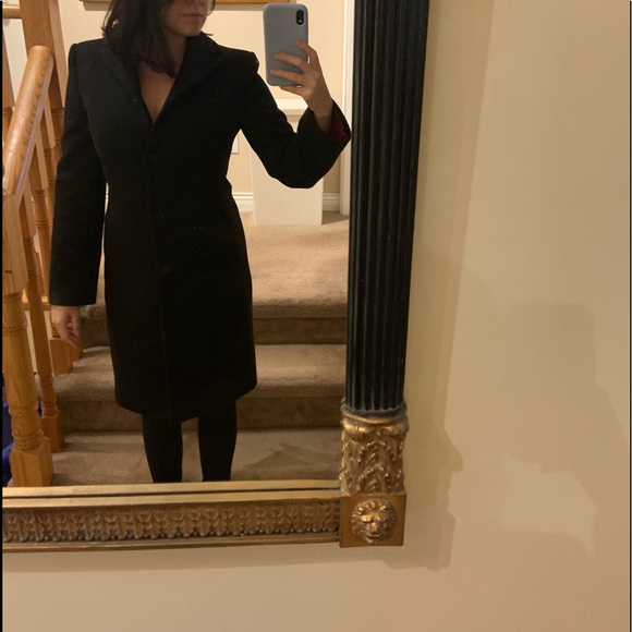 Dolce and Gabbana Black Wool Coat - Picture 2 of 9